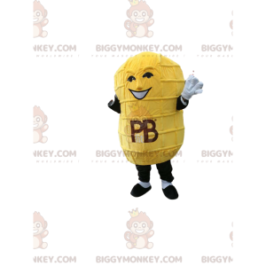 Costume de mascotte BIGGYMONKEY™ de cacahuète amusante -
