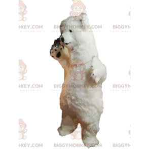 Disfraz de mascota de oso polar BIGGYMONKEY™ con pelaje