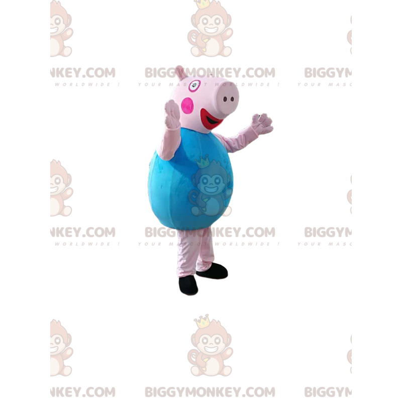 Costume da mascotte BIGGYMONKEY™ del fratellino George Pig di