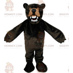 Very Angry Brown Bear BIGGYMONKEY™ Mascot Costume. brown bear