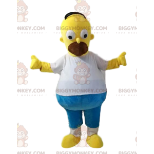 Traje de mascote BIGGYMONKEY™ de Homer Simpson. Fantasia de