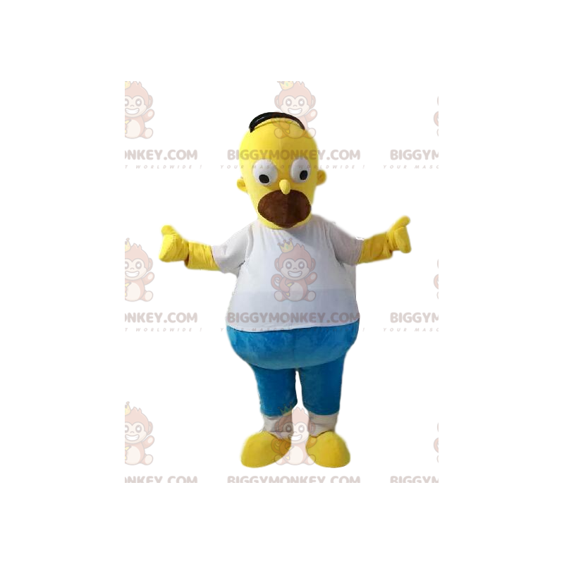 Traje de mascote BIGGYMONKEY™ de Homer Simpson. Fantasia de