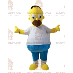 Het BIGGYMONKEY™-mascottekostuum van Homer Simpson. Homer
