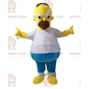 Het BIGGYMONKEY™-mascottekostuum van Homer Simpson. Homer
