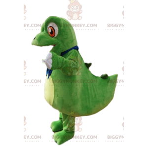 BIGGYMONKEY™ Costume da mascotte Piccolo dinosauro verde con