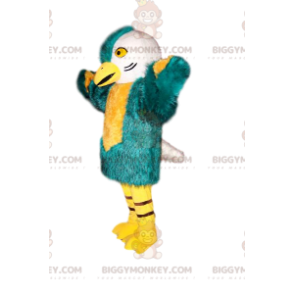 Bird BIGGYMONKEY™ Mascot Costume with Beautiful Blue Green and