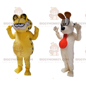 Garfieldin ja Odie the Dogin BIGGYMONKEY™ maskottipukuduo! -