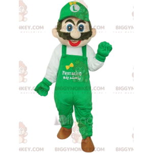 Disfraz de mascota BIGGYMONKEY™ de Luigi, el compañero de Mario