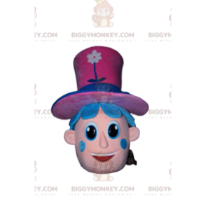 Character BIGGYMONKEY™ Mascot Costume Head With Pink Hat –