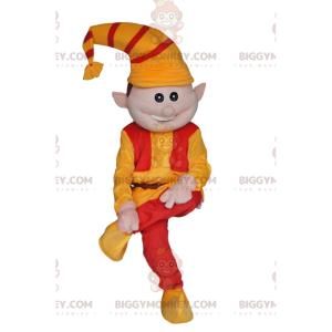 BIGGYMONKEY™ Mascot Costume Funny Leprechaun with Orange and