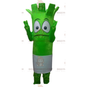 Neon Green Big Eyes Character BIGGYMONKEY™ Mascot Costume –