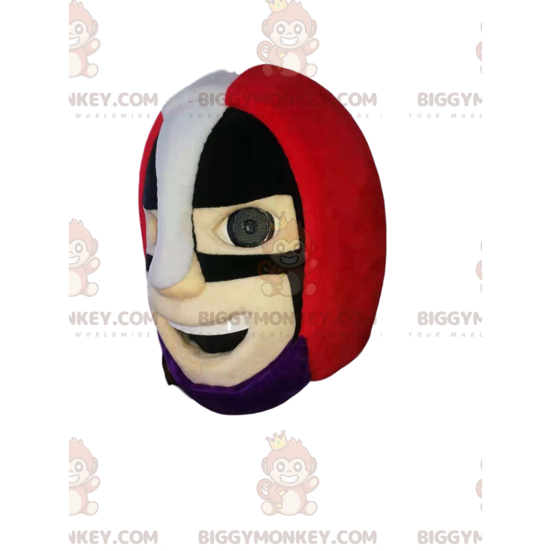 Tête de Costume de mascotte BIGGYMONKEY™ de super-héros avec un