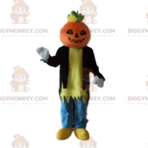 Disfraz de mascota BIGGYMONKEY™ de personaje de calabaza -