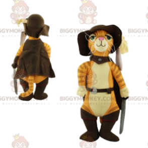 Costume de mascotte BIGGYMONKEY™ du Chat Botté très élégant