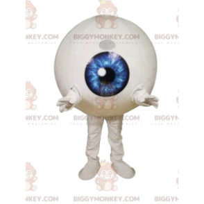 Kostým maskota Eye BIGGYMONKEY™ s elektrizující modrou duhovkou