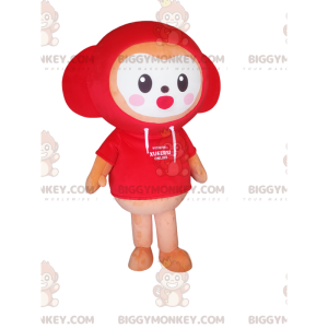 ¡Disfraz de mascota BIGGYMONKEY™ del osito de peluche naranja