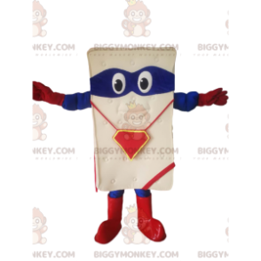 ¡Disfraz de mascota Mattress BIGGYMONKEY™ con una venda azul en