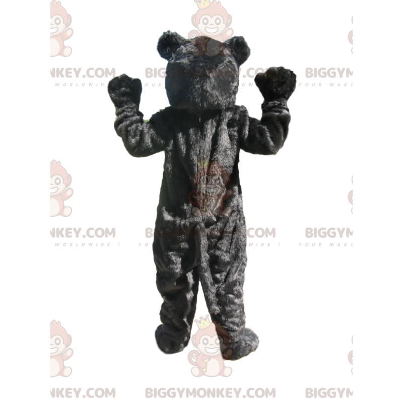 Costume de mascotte BIGGYMONKEY™ d'ours noir avec un museau