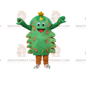 Disfraz de mascota Little Green Tree With Star BIGGYMONKEY™ muy