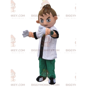 Traje de mascote BIGGYMONKEY™ para menino com visual e penteado