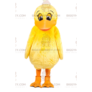 BIGGYMONKEY™ schattig geel mascottekostuum voor kuikens -