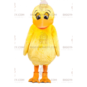 BIGGYMONKEY™ schattig geel mascottekostuum voor kuikens -