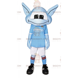 Costume da mascotte da diavoletto blu Formato L (175-180 CM)