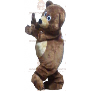 Tierisches BIGGYMONKEY™-Maskottchen-Kostüm – Bär -