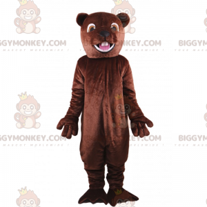 Animal BIGGYMONKEY™ maskottiasu - ruskea karhu - Biggymonkey.com