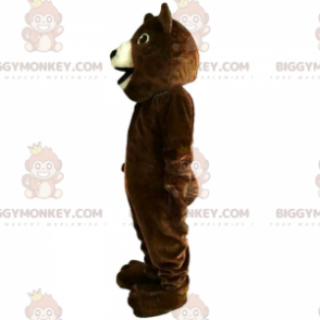 Animal BIGGYMONKEY™ maskotkostume - smilende bjørn -