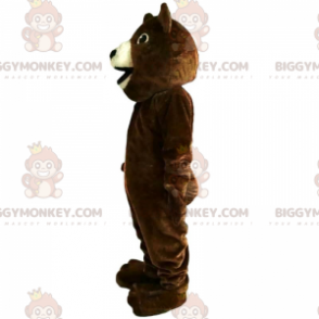 BIGGYMONKEY™ mascottekostuum met dieren - lachende beer -