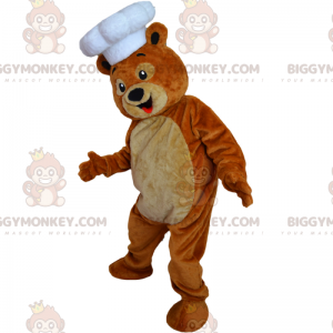 BIGGYMONKEY™-mascottekostuum met dieren - Chef Bear Bear -