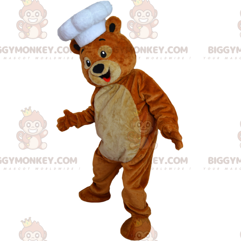 Animal BIGGYMONKEY™ maskottiasu - Chef Bear Bear -