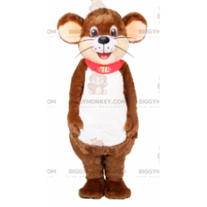 Animal BIGGYMONKEY™ maskotkostume - mus med kappe -