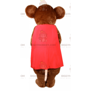 Animal BIGGYMONKEY™ Mascottekostuum - Muis met Cape -