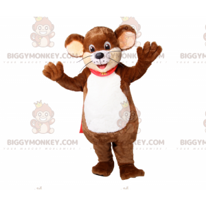 Animal BIGGYMONKEY™ Mascot Costume - Mouse with Cape -