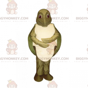 Traje de mascote de tartaruga ninja BIGGYMONKEY™ com faixa vermelha