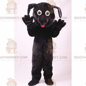 BIGGYMONKEY™ mascottekostuum voor huisdieren - zwarte hond -