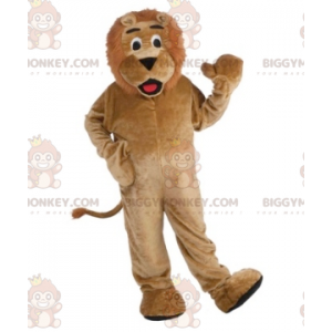 Helt anpassningsbar Brown Lion BIGGYMONKEY™ maskotdräkt -