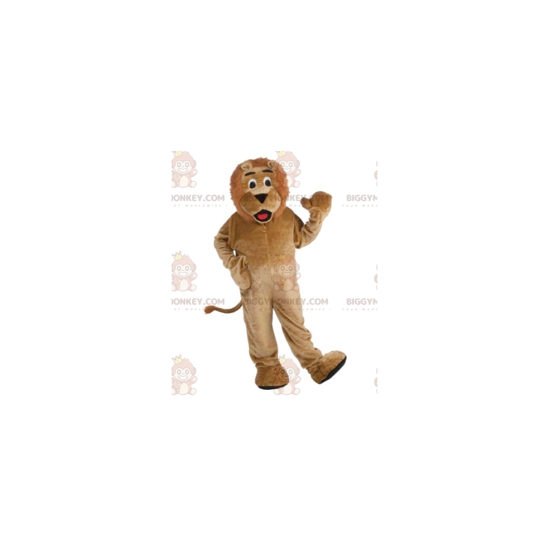 Disfraz de mascota Brown Lion BIGGYMONKEY™ completamente