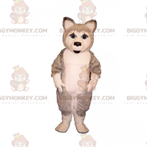 BIGGYMONKEY™ Isflagedyrs maskotkostume - Husky hvalp -