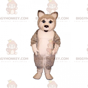 Kostým maskota zvířat BIGGYMONKEY™ z ledové kry – štěně husky –
