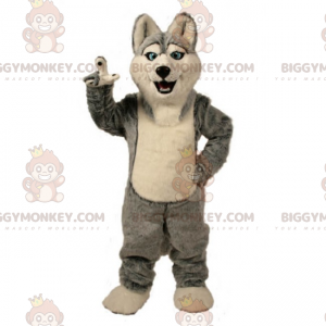 BIGGYMONKEY™ Ice Floe Animals -maskottiasu - Husky -