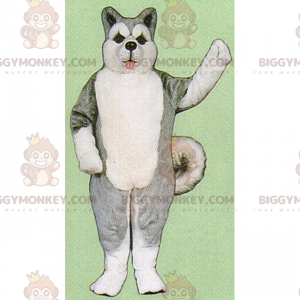 Στολή μασκότ ζώων BIGGYMONKEY™ Ice Floe Animals - Grey Husky -