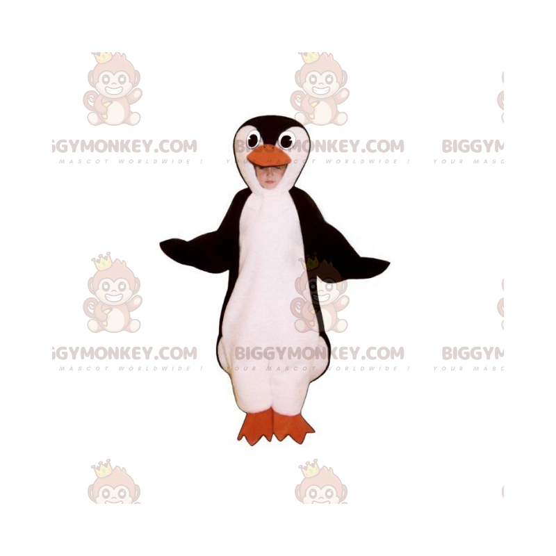 BIGGYMONKEY™ Mascottekostuum met ijsschotsdieren - pinguïn -