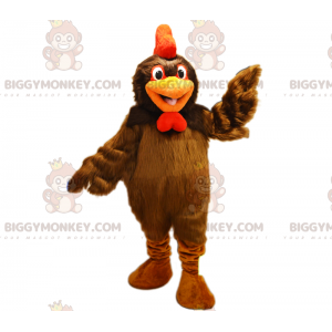 BIGGYMONKEY™ Farmyard Animals Mascot-kostume - brun høne -