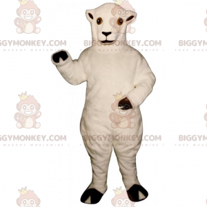 BIGGYMONKEY™ Bauernhoftier-Maskottchen-Kostüm – Lamm -