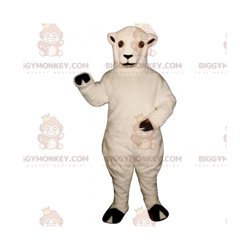 BIGGYMONKEY™ Farm Animal -maskottiasu - lammas - Biggymonkey.com