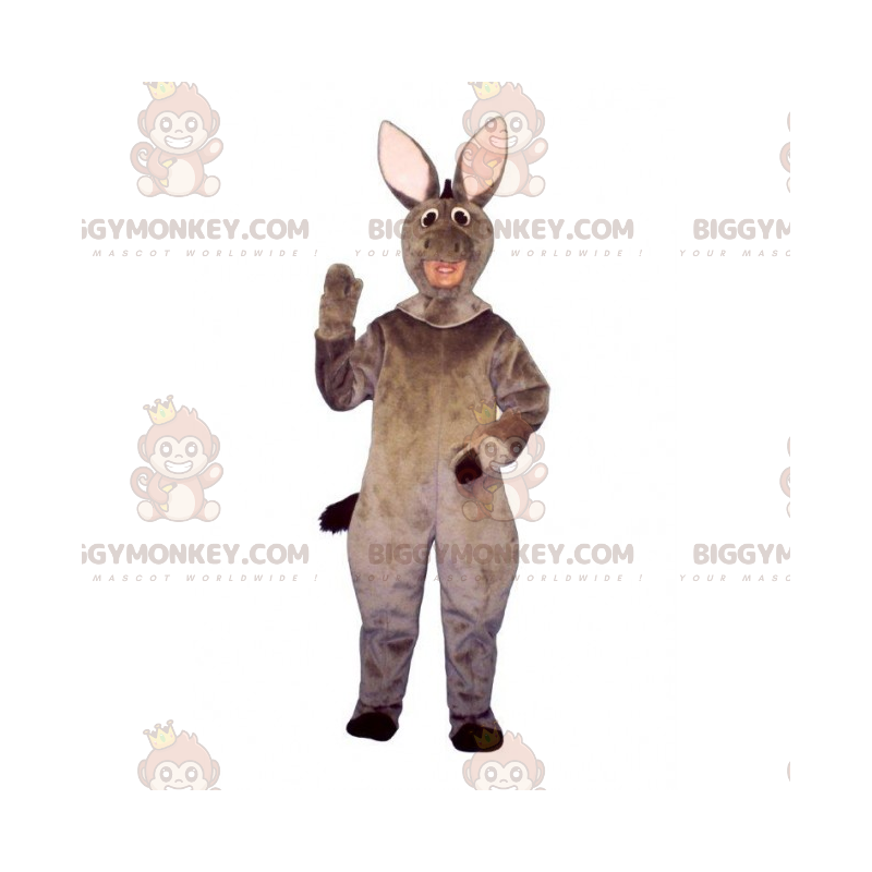 BIGGYMONKEY™ Bauernhoftier-Maskottchen-Kostüm – Esel -