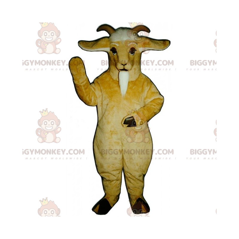Traje de mascote de animal de fazenda BIGGYMONKEY™ - cabra –
